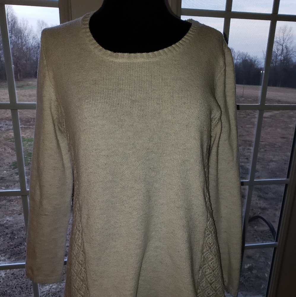 Cream sweater